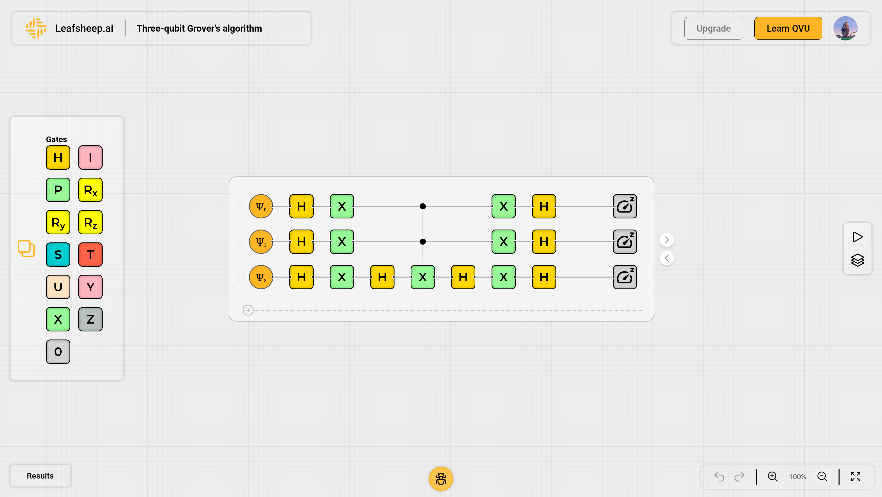 Overview of the editor interface showing main components